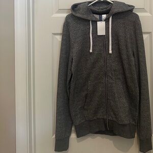 Vintage Divided Men’s H&M Zip-Up Gray Hoodie Size S